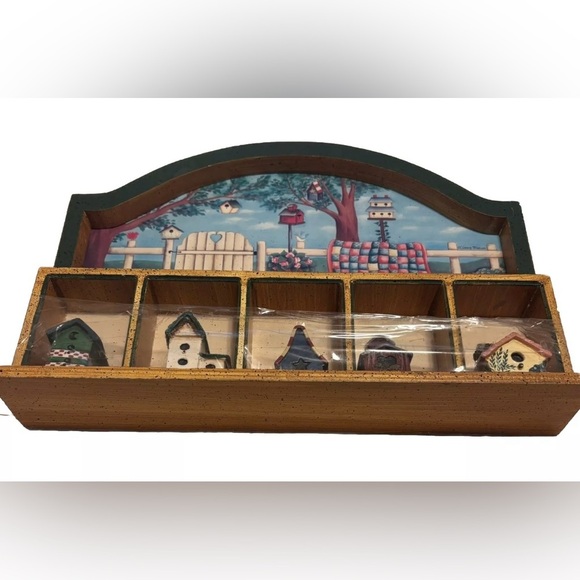 Dianna Marcum Birdhouse Shelf Display Figurines Home Decor Farmhouse Cottagecore - Picture 2 of 4